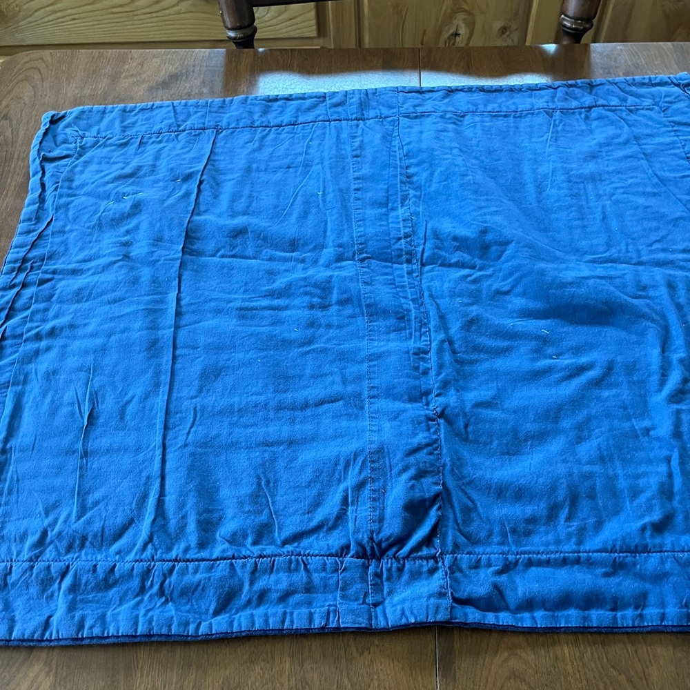 Striped and Solid Patchwork Table Runner - Picture 4 of 4